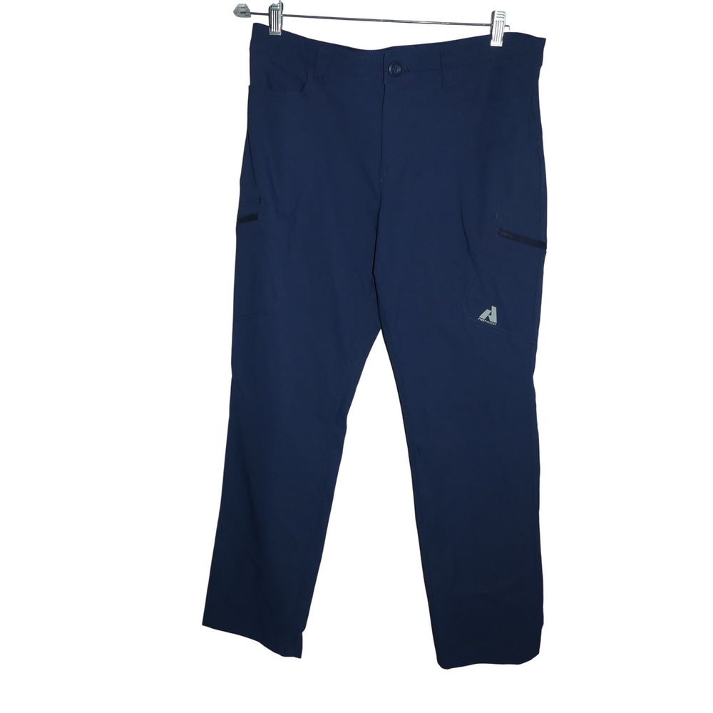 Eddie Bauer First Ascent Guide Pants Womens Sz 12 Blue Hiking Travel Gorpcore